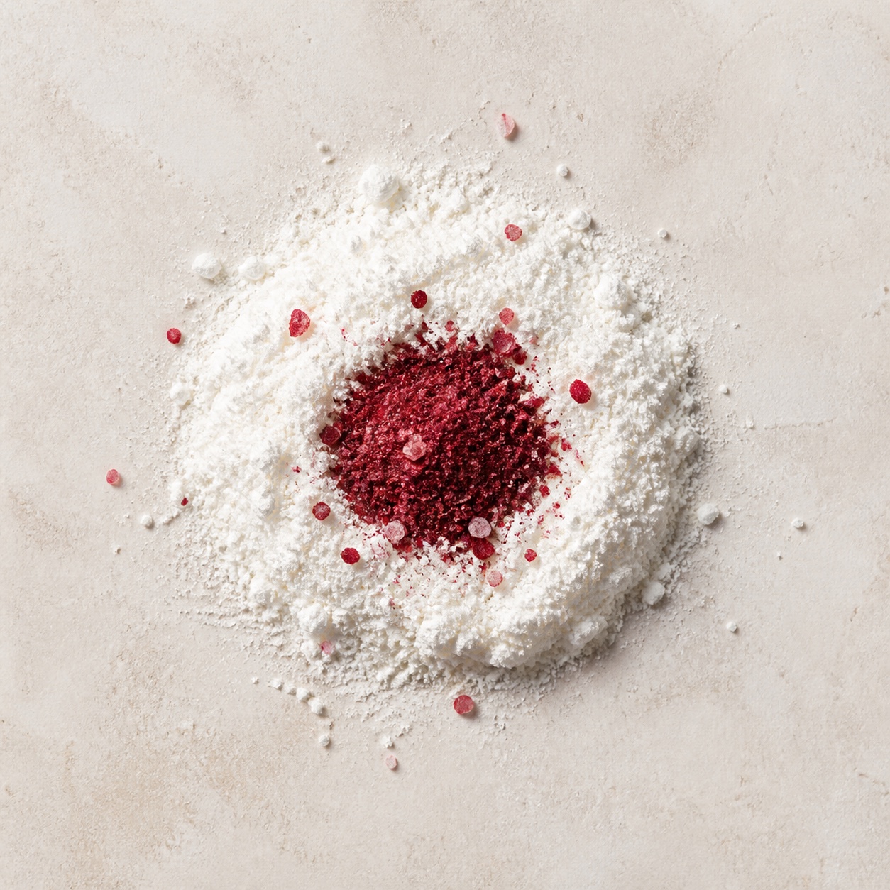 Minimalistisches Zutatenmotiv für Vitamin B12